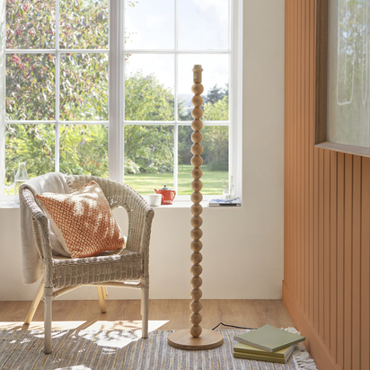 Meadowcroft Floor Base Floor light Natural bamboo