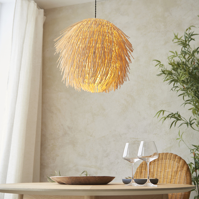 Brimview Pendant Shade Pendant easyfit light Natural rattan