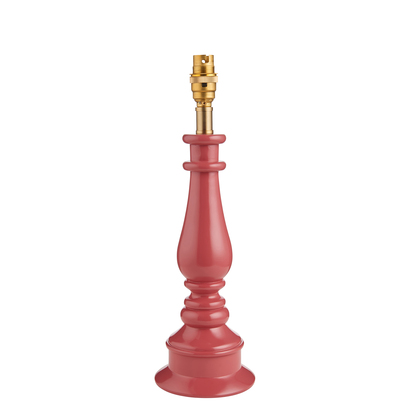 Brentleigh Table Base Table light Pink clay & warm brass plate