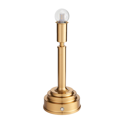 Carford Table Base Table light Brushed aged brass plate