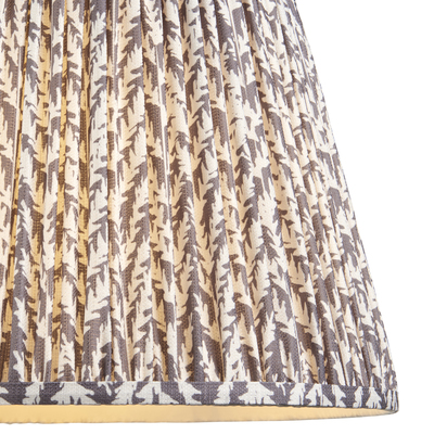 Blytheworth 40cm Tapered Shade Shade light Pearl grey fabric
