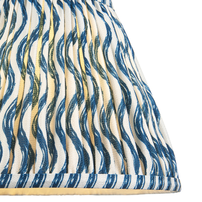 Brockgate 25cm Tapered Shade Shade light Marlin blue fabric