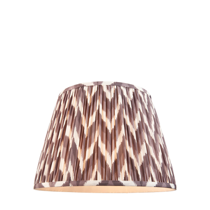 Chalwood 40cm Tapered Shade Shade light Pearl grey fabric