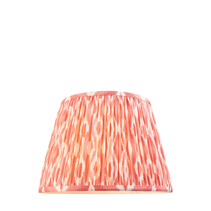 Beechgate 35cm Tapered Shade Shade light Coral pink fabric