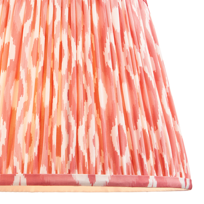 Beechgate 35cm Tapered Shade Shade light Coral pink fabric