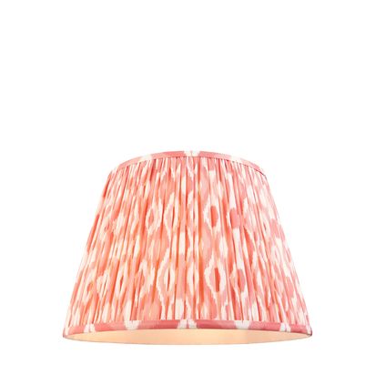Beechgate 40cm Tapered Shade Shade light Coral pink fabric