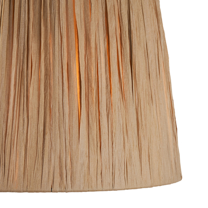 Brockwell 32cm Tapered Shade Shade light Natural raffia
