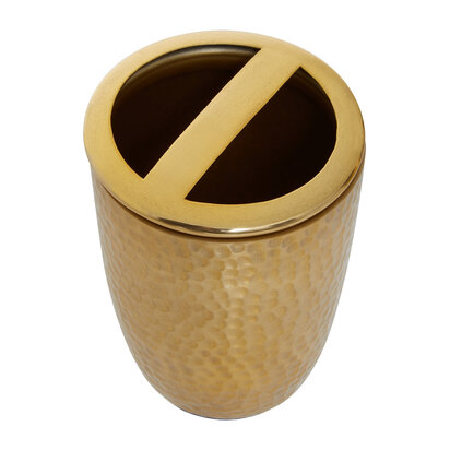 Allegra Hammered Effect Toothbrush Holder