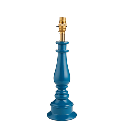Brentleigh Table Base Table light Marlin blue & warm brass plate