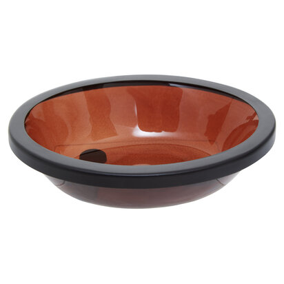 Allegra Kiara Brown Glass Soap Dish