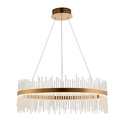 Aster pendant brushed gold plated finish Pendant light Brushed gold plated finish & clear glass