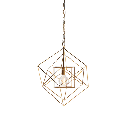 Carter pendant antique gold leaf Pendant light Antique gold leaf