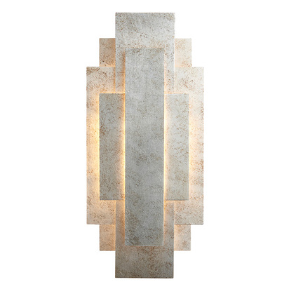Darcy 2lt wall antique silver leaf Wall light Antique silver leaf