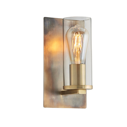Ember wall bronze patina plate Wall light Bronze patina plate & clear glass