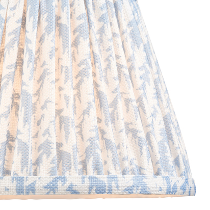 Blytheworth 20cm Tapered Shade Shade light Shell bay blue fabric