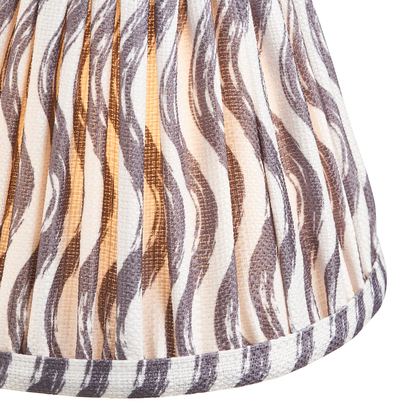 Brockgate 16cm Tapered Shade Shade light Pearl grey fabric