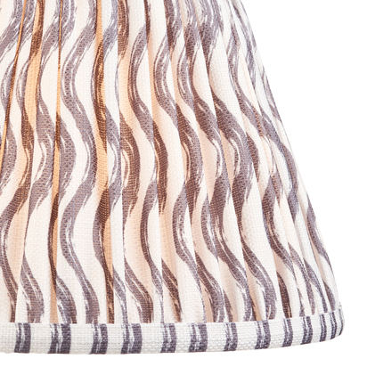 Brockgate 25cm Tapered Shade Shade light Pearl grey fabric