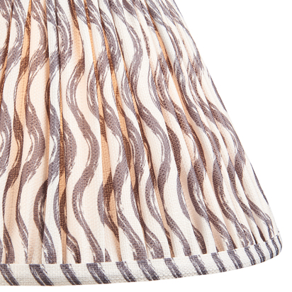 Brockgate 30cm Tapered Shade Shade light Pearl grey fabric