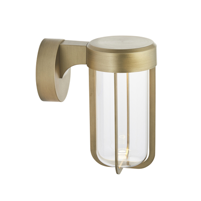 Oakley wall brushed gold finish Wall light Brushed gold finish & clear glass
