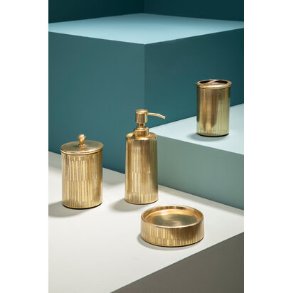 Allegra Line Effect Gold Soap Dish