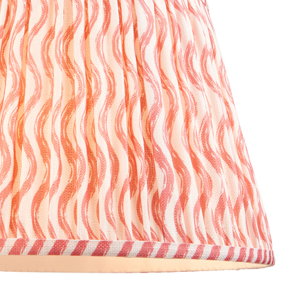 Brockgate 35cm Tapered Shade Shade light Coral pink fabric
