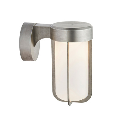Saffron wall brushed silver finish Wall light Brushed silver finish & frosted glass