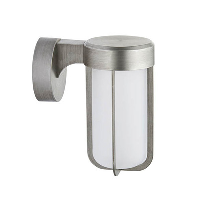 Saffron wall brushed silver finish Wall light Brushed silver finish & frosted glass
