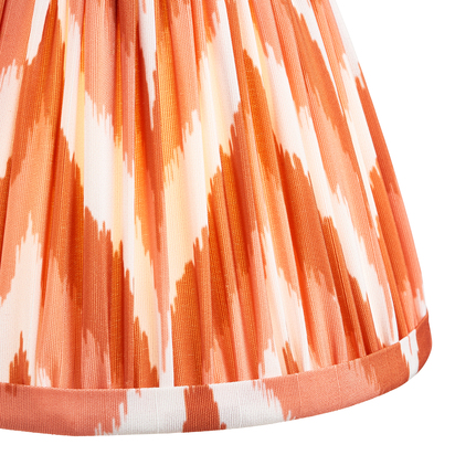 Chalwood 16cm Tapered Shade Shade light Apricot orange fabric