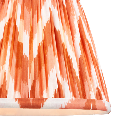 Chalwood 20cm Tapered Shade Shade light Apricot orange fabric