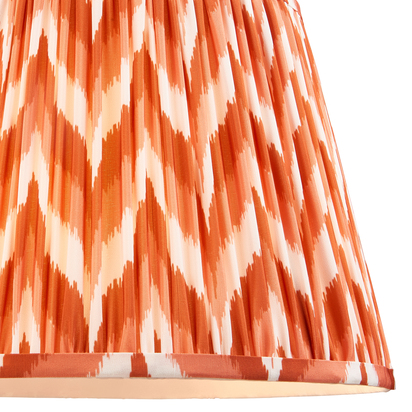 Chalwood 35cm Tapered Shade Shade light Apricot orange fabric