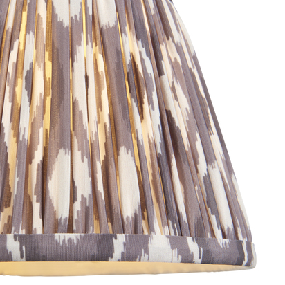 Beechgate 20cm Tapered Shade Shade light Pearl grey fabric