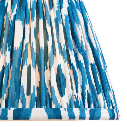 Beechgate 20cm Tapered Shade Shade light Marlin blue fabric
