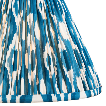 Beechgate 30cm Tapered Shade Shade light Marlin blue fabric
