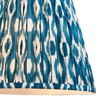 Beechgate 35cm Tapered Shade Shade light Marlin blue fabric