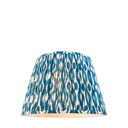Beechgate 40cm Tapered Shade Shade light Marlin blue fabric