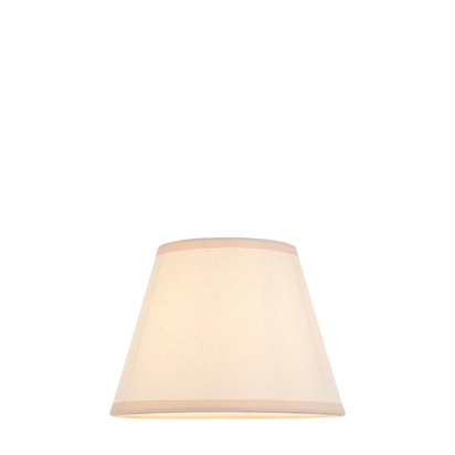 Beechmont 20cm Tapered Shade Shade light Vintage white & almond white fabric