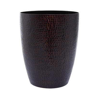 Allegra Dark Bronze Finish Waste Bin