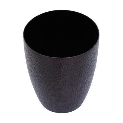 Allegra Dark Bronze Finish Waste Bin