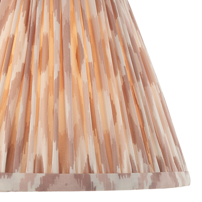 Beechgate 25cm Tapered Shade Shade light Neutral print fabric
