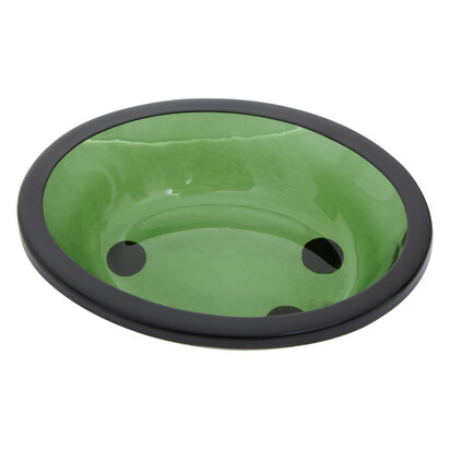 Emiacott Kiara Green Glass Soap Dish