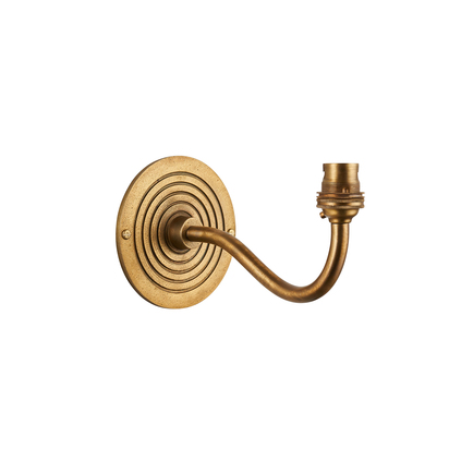 Brockcombe Wall Fitting Wall light Antique brass plate