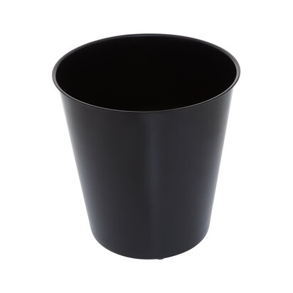 Allegra Kiara Stainless Steel Black Waste Bin