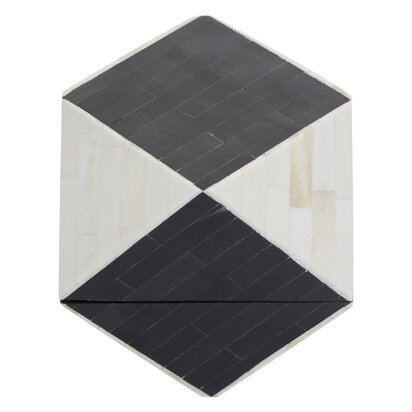 Donato Black and White Small Trinket Box