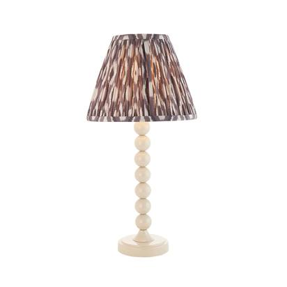 Avonheath Table Table light Gloss almond white paint & pearl grey fabric