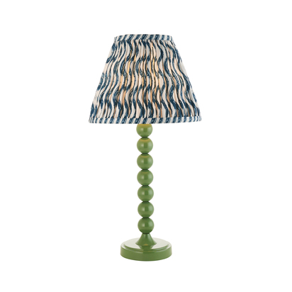 Beechham Table Table light Gloss cotswold green paint & marlin blue fabric
