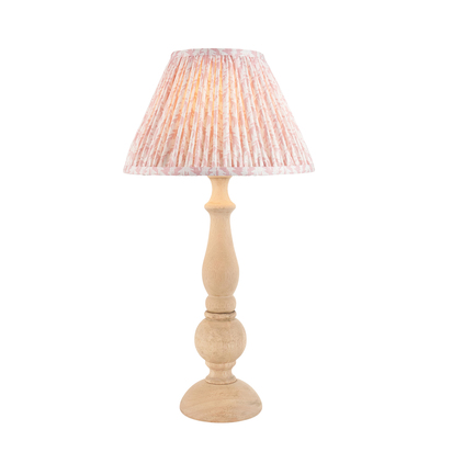 Avonworth Table Table light Natural wood & peachy keen fabric