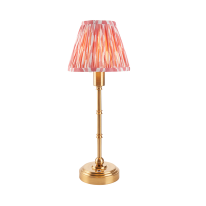Highgate Table Table light Brushed aged brass plate