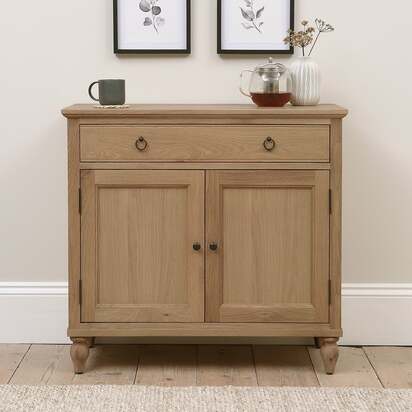 Elkstone Mellow Oak Small Sideboard - The Cotswold Company