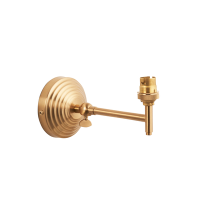 Briarbury Wall Fitting Wall light Brushed aged brass plate