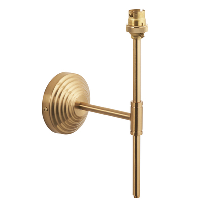 Briarwell Wall Fitting Wall light Brushed aged brass plate